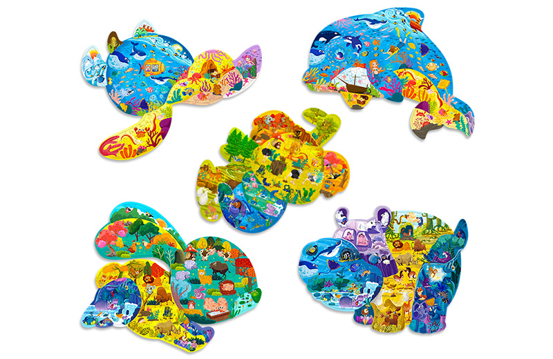 What are the highlights in the presentation of toy puzzle manufacturers?