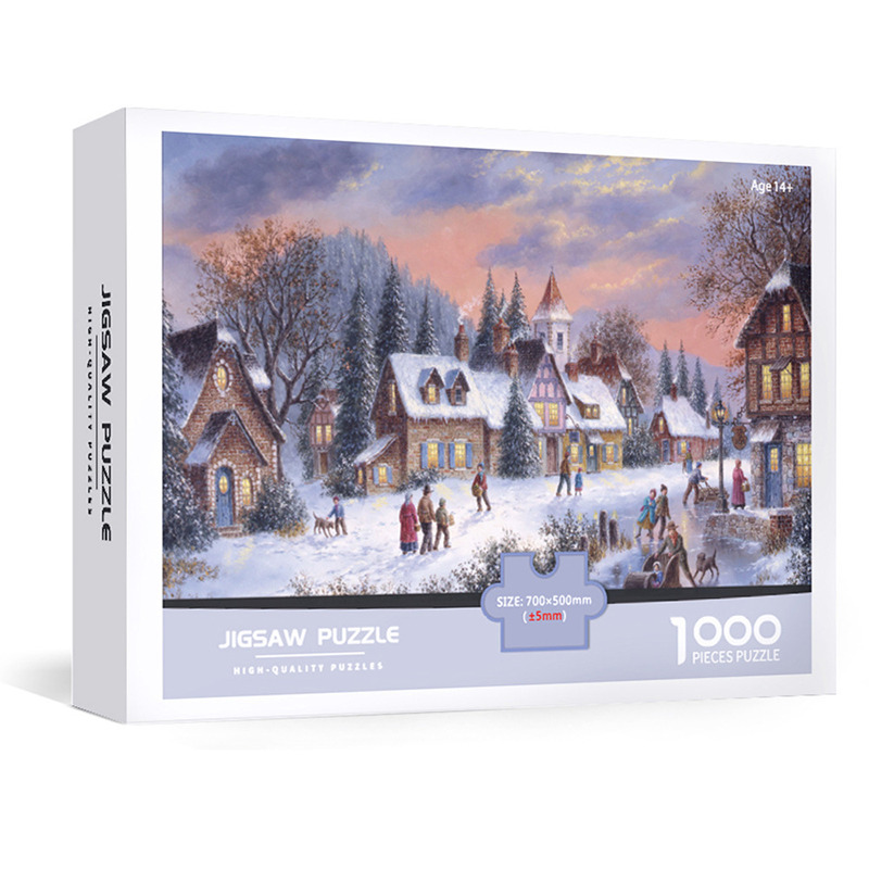 Winter Village Jigsaw Puzzle 1000 Piece Adult Puzzle