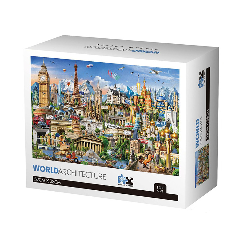 Historical Sites and Scenic Spots Jigsaw Puzzle 500 Piece Adult Puzzle
