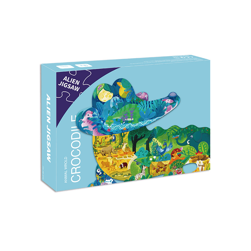 Crocodile 154 piese pentru copii puzzle -uri